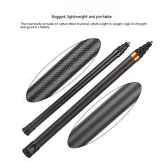 290cm Carbon Fiber Invisible Extended Edition Selfie Stick For Insta360 X3 / GO 3/ACTION 4 Accessories For Go Pro Selfie Stick