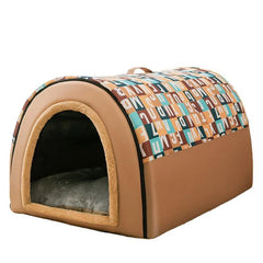 New Dog Kennel Winter Warm Large Dog Oversized Dog House House Closed Winter Removable Golden Pet Four Seasons Use