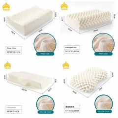 Thailand Latex Pillow For Neck Pain Protect Vertebrae Health Care Orthopedic Massage Pillows For Sleeping For Bedroom