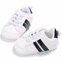 Newborn Baby Shoes Boy Girl Classical Sport Soft Sole PU Leather Multi-Color First Walker Crib Moccasins Casual Sneakers Shoes