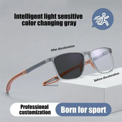 Reading Glasses Photochromic TR90 Anti-blue Light Multifocal New Progressive Near Far Eyewear Men Women Sports Eyeglasses