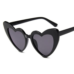 RBRARE Love Heart Sunglasses Women Big Frame Personality Sunglass Fashion Cute Sexy Retro Cat Eye Vintage SunGlasses Pink Female