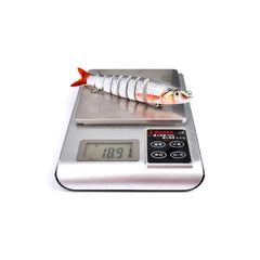 Wobbler Fishing Lure Multi Jointed 8 Segments 13.28cm/19g Artificial Hard Bait Plastic Fishing Tackle For Bass Pike