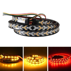 Car LED Tailgate Warning Light Truck Tailgate Light Turn Signal Brake Reverse Double Flash Tail Lights For Pickup Jeep