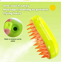 Cat Dog Brush Steam Brush Electric Sprayer for Massage Pet Grooming tool Shedding 3 in 1 Electric Sprays Massage Combs