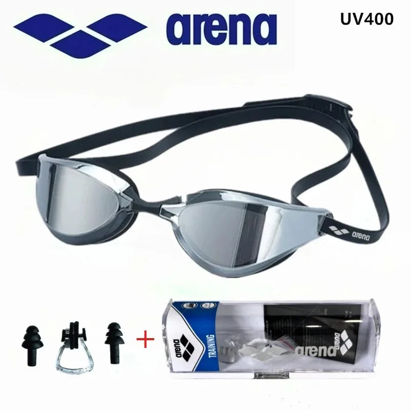 Arena hit pro Professional Racing Swimming Goggles Waterproof Anti Fog High Definition UV400 Competition Training Swim Equipment