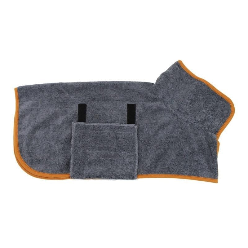 Dog Bathrobe Towel Bath Robe Pet Bathrobe Drying Coat Absorbent Towel For Large Medium Small Dog Super Fast Dry Soft Adjustable - Wowza
