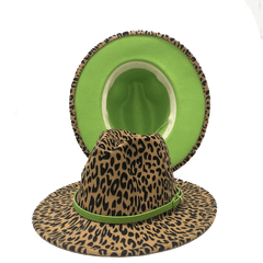 Rose red fedora hat new leopard print hat European and American men's and women's hat fedora jazz winter hat шапка женская