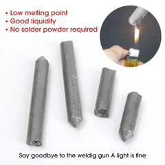 Soldering Welding Rods Low Temperature Aluminium Easy Melt Aluminium Welding Rods for Stainless Steel Copper Iron No Need Solder