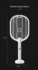 Mosquito Swatter with TYPE-C Charging, 3 in 1 Electric Mosquito Swatter, Mosquito Killer Lamp