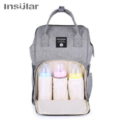 Insular Brand Nappy Backpack Bag Mummy Large Capacity Stroller Bag Mom Baby Multi-function Waterproof Outdoor Travel Diaper Bags