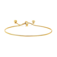 Charm Stainless Steel Snake Chain Bracelet for Women Girls Gold Color Herringbone Link Bracelet Bohemian Jewelry