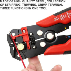 Wire Crimper Cable Cutter Automatic Wire Stripper Multifunctional Stripping Tools Crimping Pliers Terminal 10-24 AWG