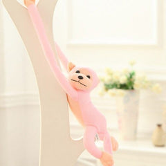 New Color Long Arm Monkey Plush Stuffed Doll Kids Cute Animal Plush Toys Creative Curtain Doll Hanging Monkey Decorative Gifts