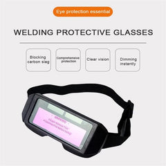 Automatic Dimming Welding Glasses Light Change Auto Darkening Anti- Eyes Shield Goggle for Welding Masks EyeGlasses