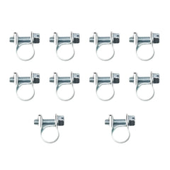 10pcs Jubilee Hose Clamp Fuel Line Clamp Water Pipe Clip Sealing Welding Clip For Fuel Pipe Diesel Gasoline Pipe Anti Corrosive