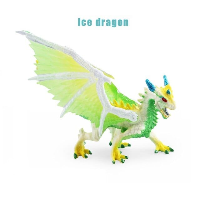 Hot Realistic Mythical Animal Model Dragon Figurines Simulation Monster Warcraft Firehawk Action Figure Children Colection Toys