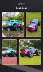 Model RC Car With LED Light 2WD Off-road Remote Control Climbing Vehicle Outdoor Cars Toy Gifts for Kids