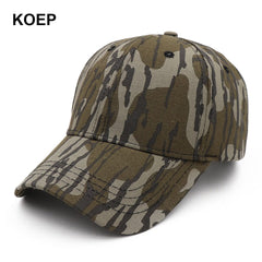 KOEP New Camo Baseball Cap Fishing Caps Men Outdoor Hunting Camouflage Jungle Hat Airsoft Tactical Hiking Casquette Hats