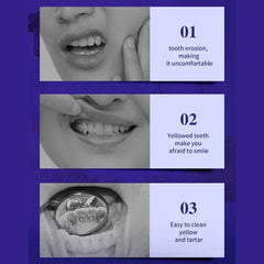 SmileKit Original Purple Whitening Toothpaste Teeth Colour Corrector Deep Remove Dental Plaque Stain Brightening toothpaste