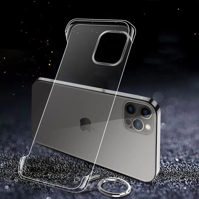 Iphone Case Slim Frameless Clear Phone  Transparent Plastic Back Cover