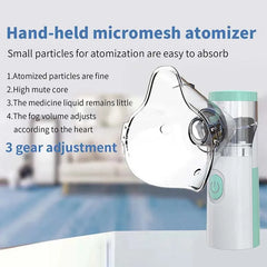 Nebuliser Humidifier Medical Silent Mesh Handheld Asthma Inhaler Atomiser Children Health Care Mini Portable