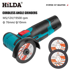 12v Mini Angle Grinder Rechargeable Grinding Tool Polishing Grinding Machine For Cutting Diamond Cordless Power Tools