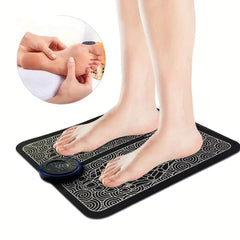 Electric Foot Massager Pad Relief Pain Relax Feet Acupoints Massage Mat Shock Muscle Stimulation Improve Blood Circulation