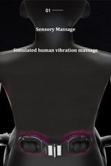 Memory Foam Electric Massage Waist Pad /Chair Cushion Set Hot Compress Relieve Soreness for Car Office Home Orthopedic Pillow