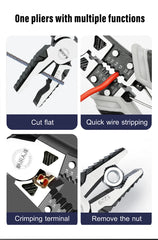 Pliers Multifunctional Universal Diagonal Hardware Wire Cutters Professional Electrician Anti Slip Durable Repair Tools