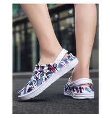 Men Sandals Light EVA Men's Casual Shoes Hole Shoes Clogs Lovers Home Garden Outdoor Male Beach Flat Slippers Big Size 49