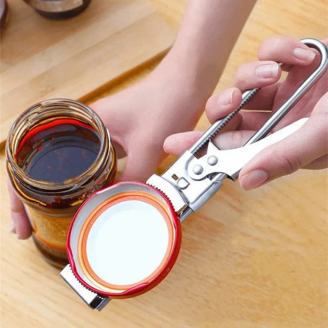 Can Lid Opener Adjustable Multi-Function,Lid,Can,Glass Stainless Steel Lids Off Jar Opener Labor-Saving Screw Can Opener For Kitchen Tools