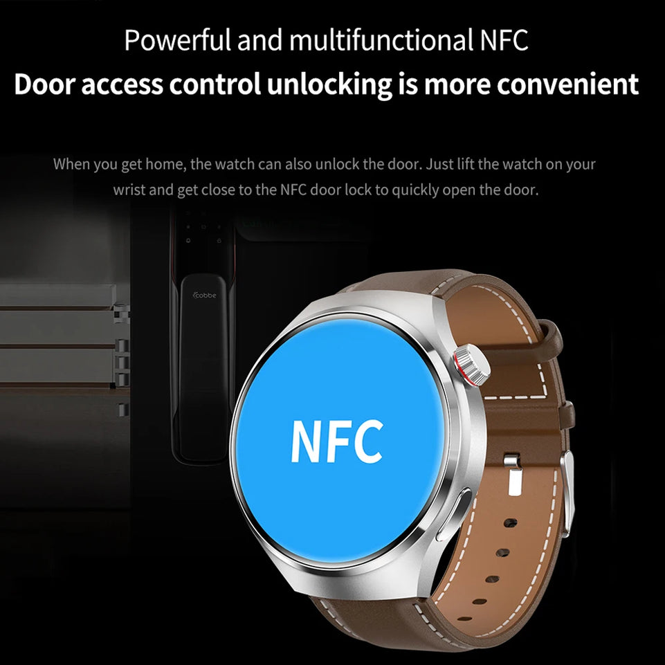 HUAWEI GT4 Pro GPS NFC Smart Watch Men 360*360 AMOLED Screen Heart rate Bluetooth Call IP68 Waterproof Man