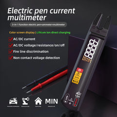 Digital Clamp Meter Fork DC AC 100A Smart Ammeter Pliers T-RMS Current Auto Multimeter Voltage Ohm Electrical Tester