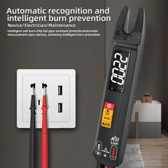 Digital Clamp Meter Fork DC AC 100A Smart Ammeter Pliers T-RMS Current Auto Multimeter Voltage Ohm Electrical Tester