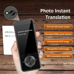 M9/M8 Language Translator Device 107 National Languages Intelligent Translator Real-time Voice Recording Text Translation Device