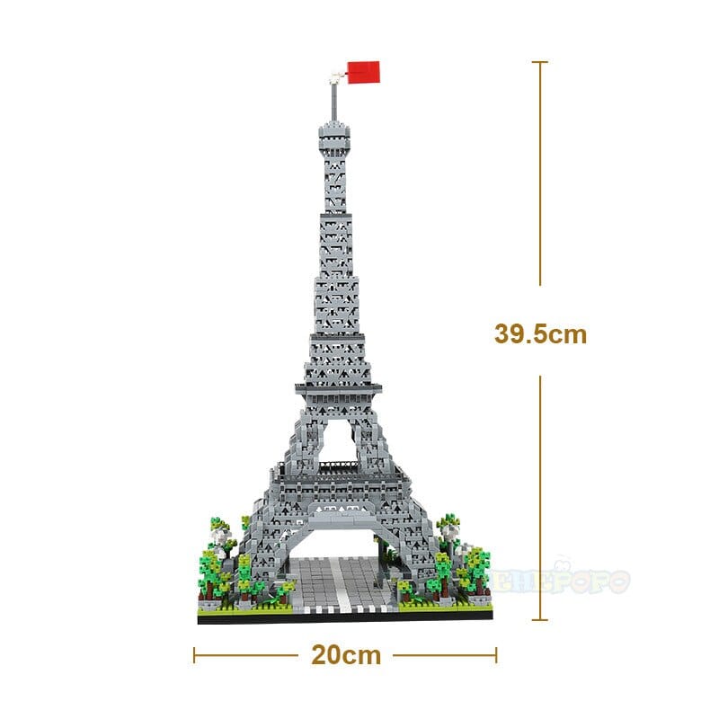 VIP2 vs CHOICE Architecture Building Blocks Total 22 Styles Tour Eiffel Arc De Triomphe Palais Louver Blocks Set