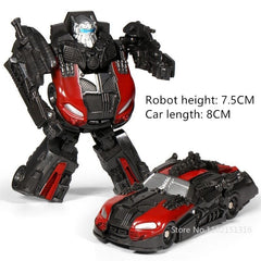 Mini Transformation Cars Kid Classic Robot Car Toys Action & Toy Figures Plastic Deformation Boys Gifts for Children