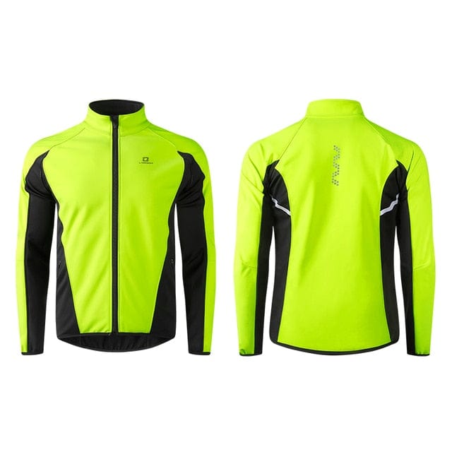 Winter Thermal Cycling Jacket Winter Warm Up Bicycle Clothes Windproof Waterproof Soft Shell Coat Sport MTB Bike Jersey LM8605