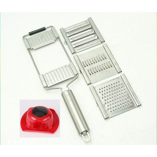 Multi-purpose Vegetable Slicer Stainless Steel Grater Cutter Shredders Fruit Potato Peeler Carrot Grater Kitchen Accessories - Wowza