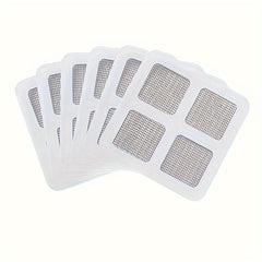 Hair Catchers Disposable for Shower Mesh Shower Drain Covers - Floor Sink Strainer Filter Mesh Stickers Bathroom Accessories