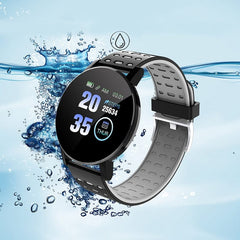 119 Smart Watch Men Women Heart Rate Blood Pressure Monitoring Bluetooth Smartwatch Fitness Tracker Watch Sport For Android IOS