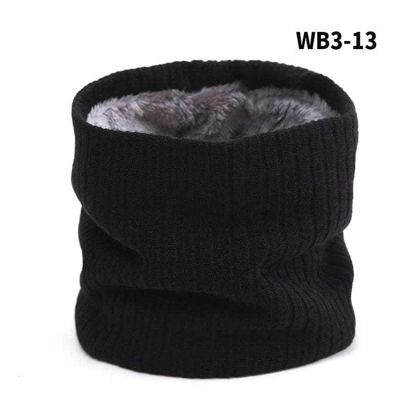 2022 New Neck Scarf Winter Women Men Solid Knitting Collar Thick Warm Velveted Rings Scarves High Quality Allmatch Muffler