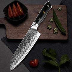 XITUO Damascus kitchen Knife 1-9PC 67 layers Japan Damascus steel Chef knife Sharp Sankotu Cleaver Boning Paring knife G10 handl - Wowza