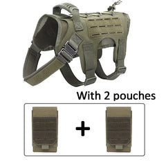 Tactical Dog Vest Military Hunting Shooting Cs Army Fan Service Nylon Pet Vests Airsoft Training Molle Dogs Harness