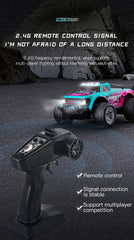 Model RC Car With LED Light 2WD Off-road Remote Control Climbing Vehicle Outdoor Cars Toy Gifts for Kids