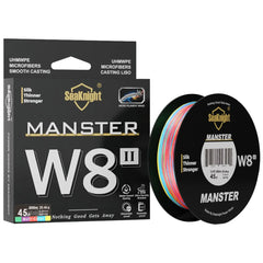 Fishing Line W8 II Series 8 Strands Fishing Line Advanced Wide Angle Technology Braided PE Line Freshwater Saltwater Fishing