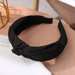 Wide Top Knot Hair Bands For Women Headdress Solid Color Cloth Headband Bezel Girls Hairband Hair Hoop Female Hair Accessories