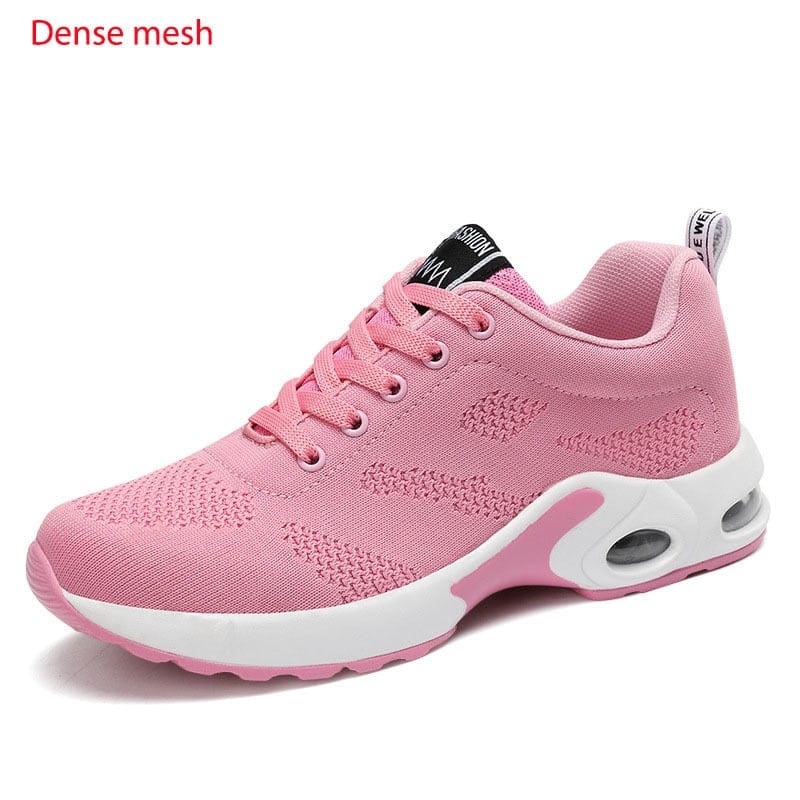 Fashion Lace Up Women Running Shoes Lightweight Sneakers Breathable Outdoor Sports Fitness Shoes Comfort Air Cushion