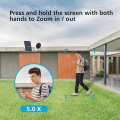 2MP Wifi Solar Camera Outdoor 1080P Wireless Security CCTV Waterproof Night Vision Two Way Audio Camera Monitor With Solar Panel